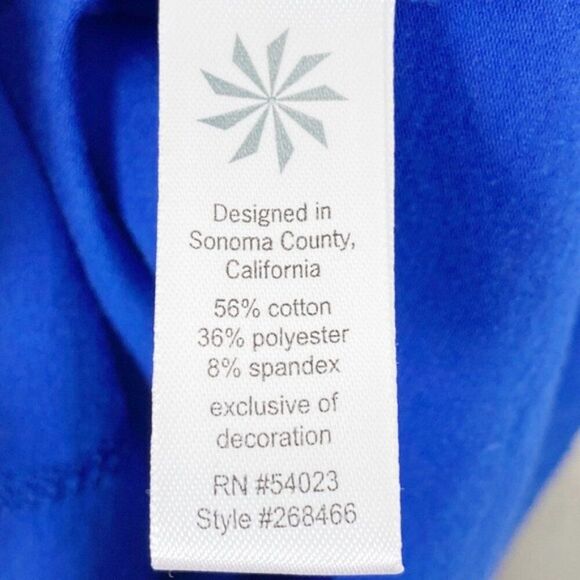 Athleta | Cobalt Blue Light Weight Long Sleeve Tee Size XXS - Picture 7 of 8